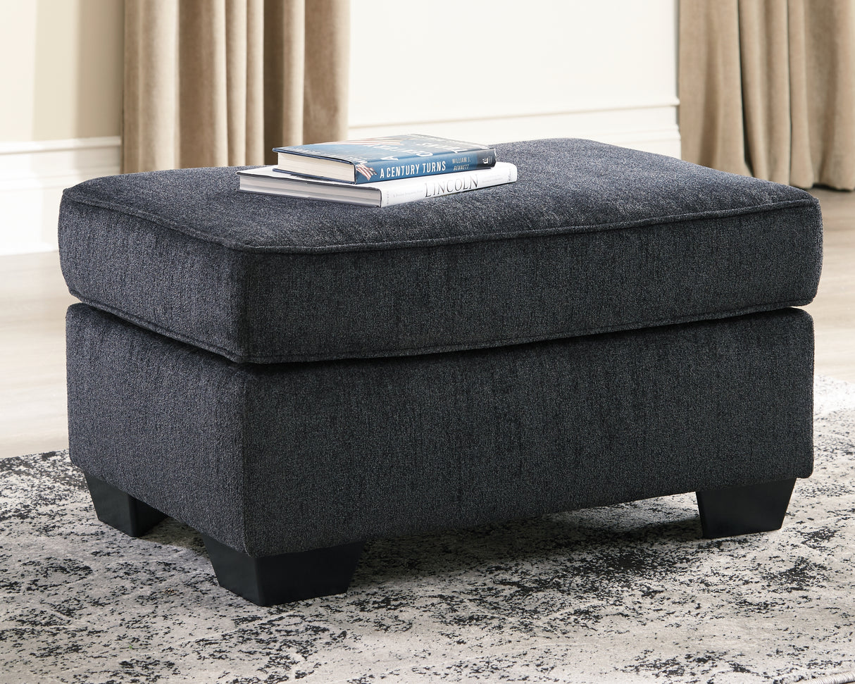 Furniture City Biloxi - Ashley Furniture - Altari Living Room - Ottoman / Slate - 8721314