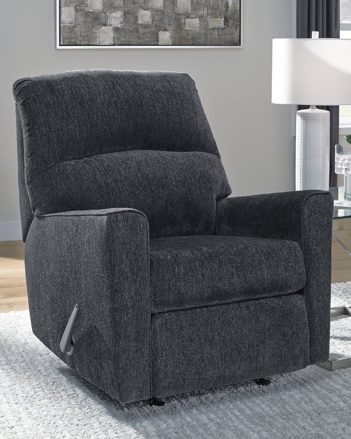 Furniture City Biloxi - Ashley Furniture - Altari Living Room - Rocker Recliner / Slate - 8721325
