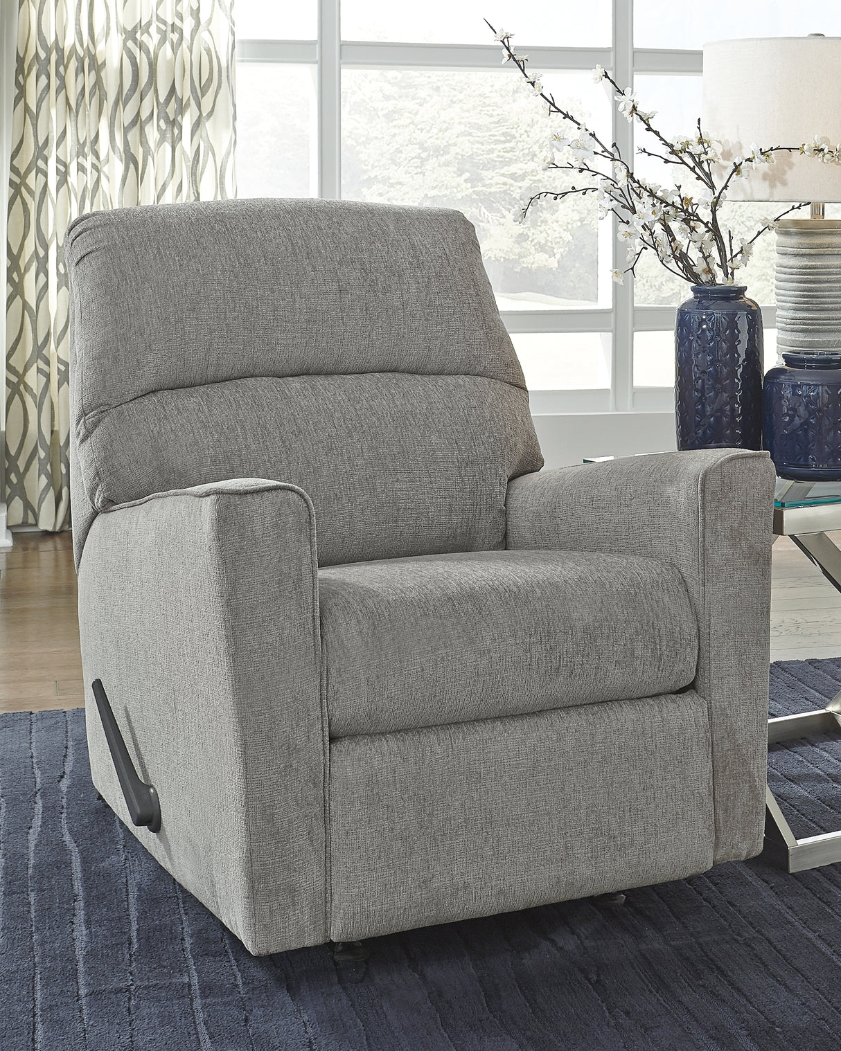 Furniture City Biloxi - Ashley Furniture - Altari Living Room - Rocker Recliner / Alloy - 8721425