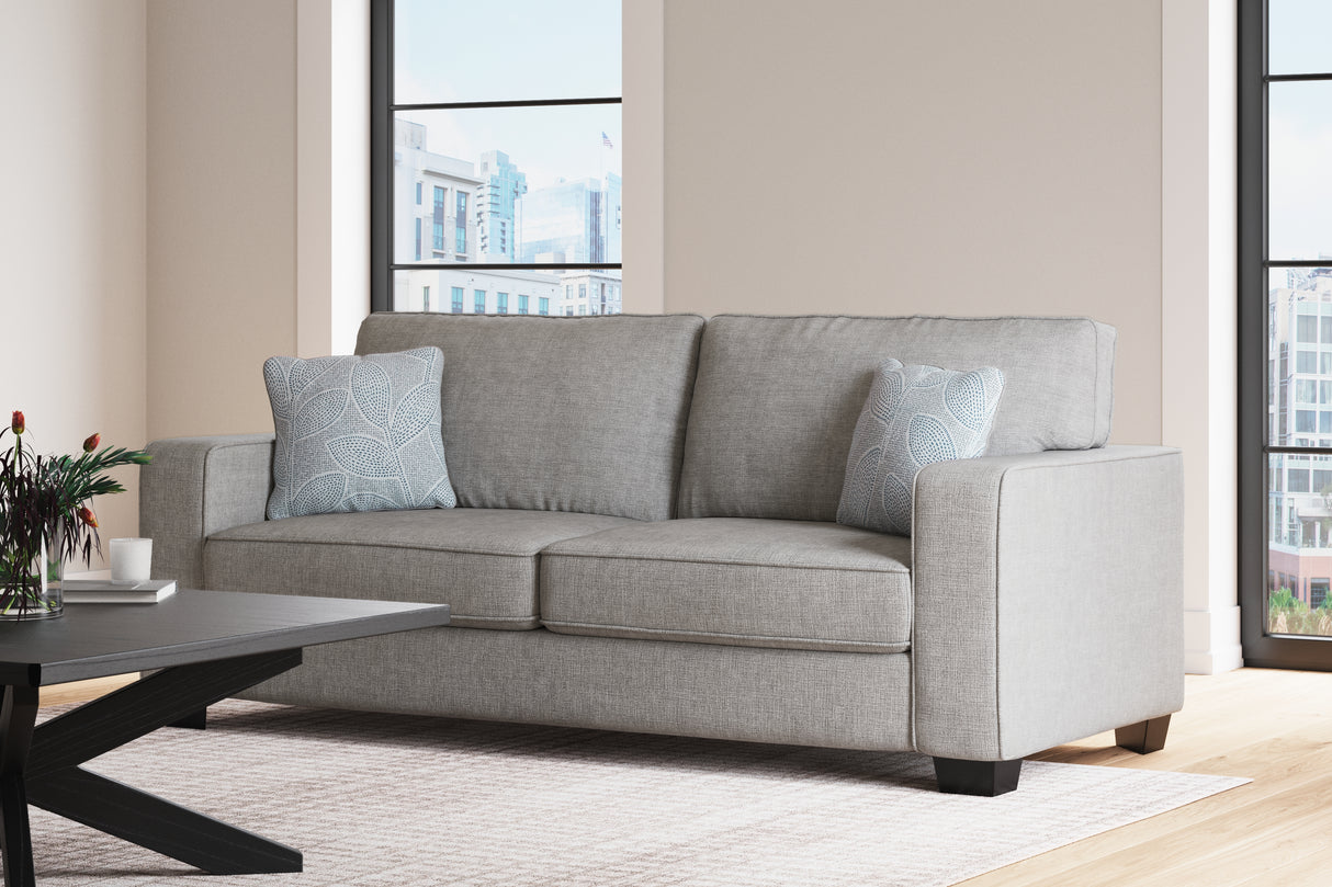 Furniture City Biloxi - Ashley Furniture - Altari Living Room - Sofa / Alloy - 8721438