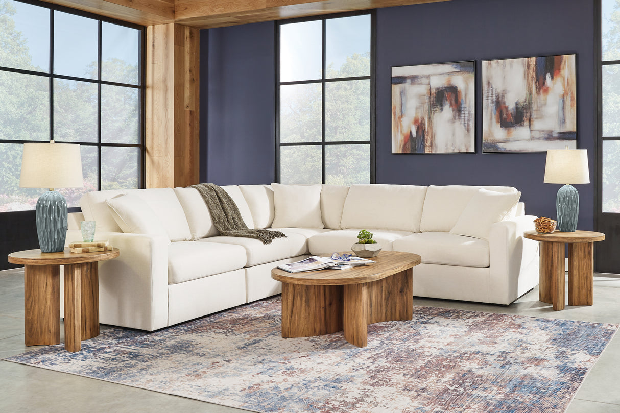 Furniture City Biloxi - Ashley Furniture - Modmax Sectional - RAF 5-Piece Sectional / Oyster - 92103S6