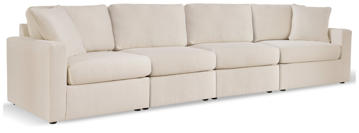 Furniture City Biloxi - Ashley Furniture - Modmax Sectional - RAF 4-Piece Sectional / Oyster - 92103S10