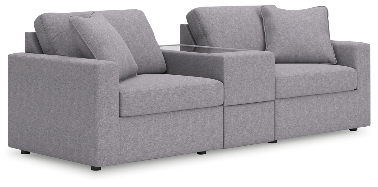 Furniture City Biloxi - Ashley Furniture - Modmax Sectional - RAF 3-Piece Sectional / Granite - 92104S3