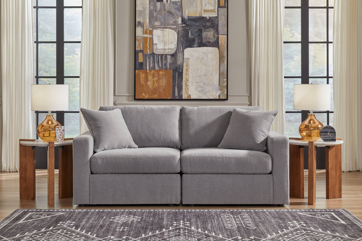 Furniture City Biloxi - Ashley Furniture - Modmax Sectional - RAF 2-Piece Sectional / Granite - 92104S1