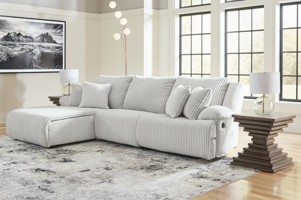 Furniture City Biloxi - Ashley Furniture - Top Tier Sectional - 3-Piece Sectional Sofa Chaise / Alloy - 92706S7