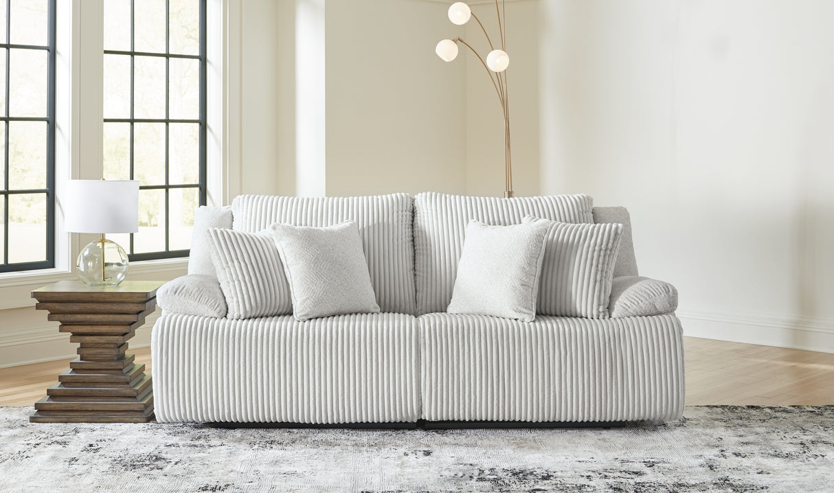 Furniture City Biloxi - Ashley Furniture - Top Tier Sectional - 2-Piece Sectional Loveseat / Alloy - 92706S9