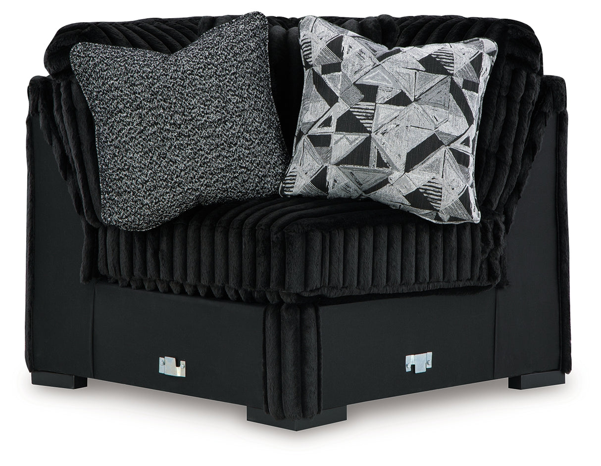 Midnight-Madness 4-Piece Sectional