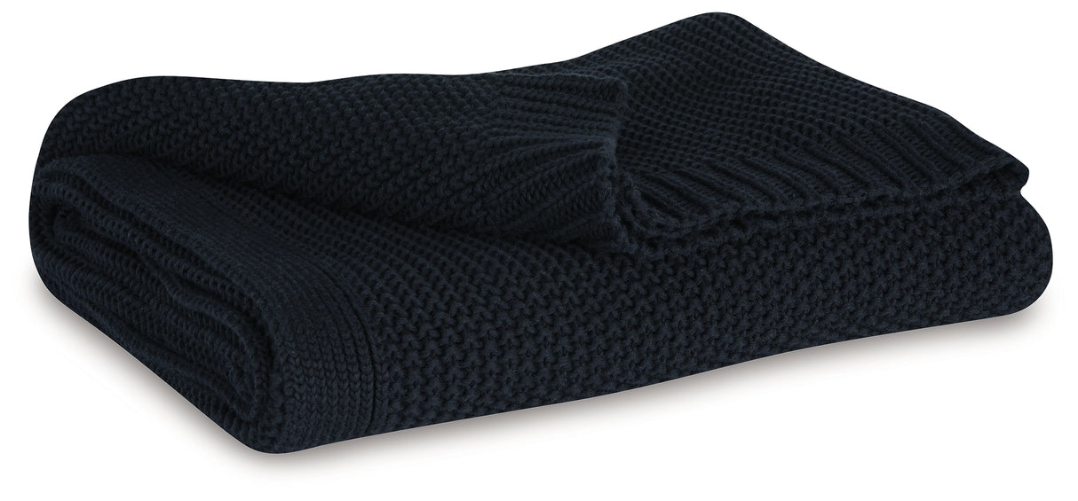 Furniture City Biloxi - Ashley Furniture - Gayelery Throw (Set of 3) - Throw (3/CS) / Black - A1001086