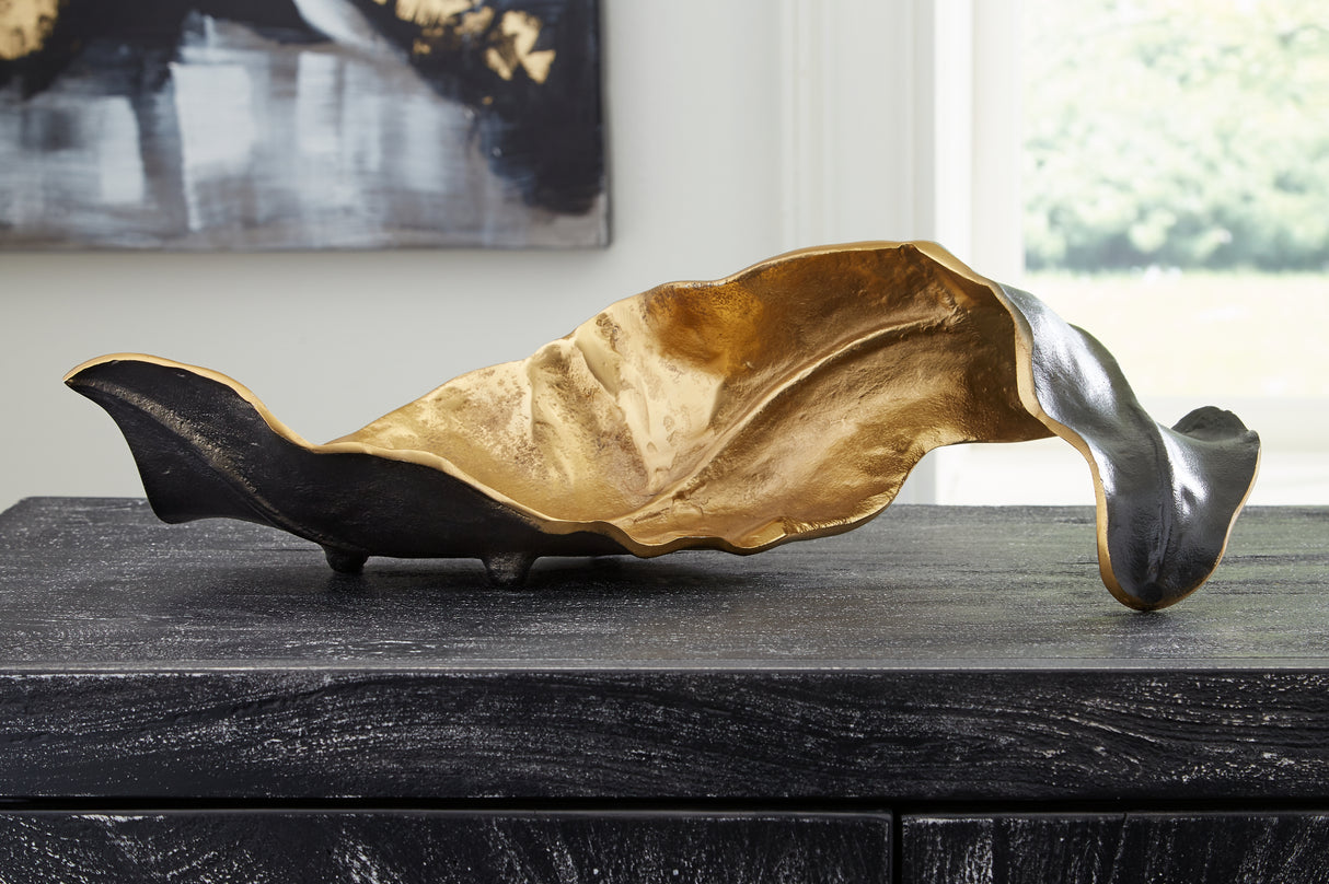 Furniture City Biloxi - Ashley Furniture - Melinda Sculpture - Sculpture / Black/Gold Finish - A2000416