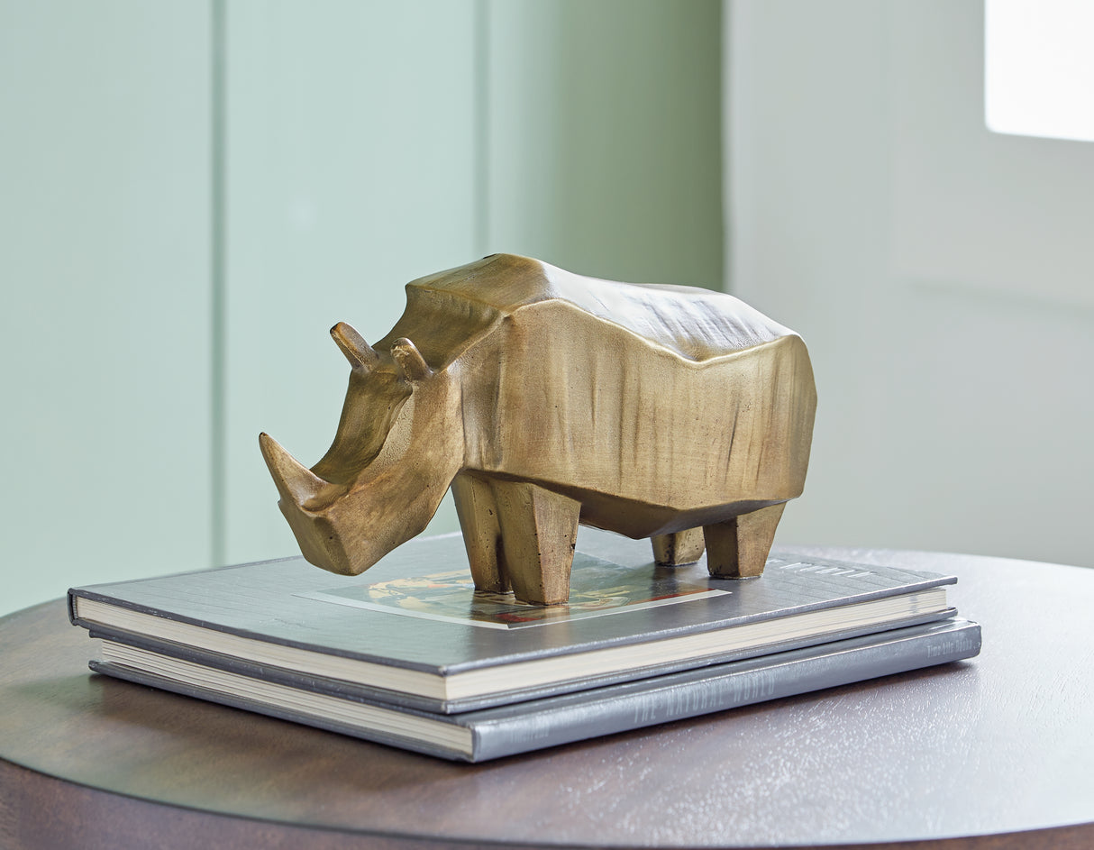Furniture City Biloxi - Ashley Furniture - Gentwell Sculpture - Sculpture / Antique Gold Finish - A2000665