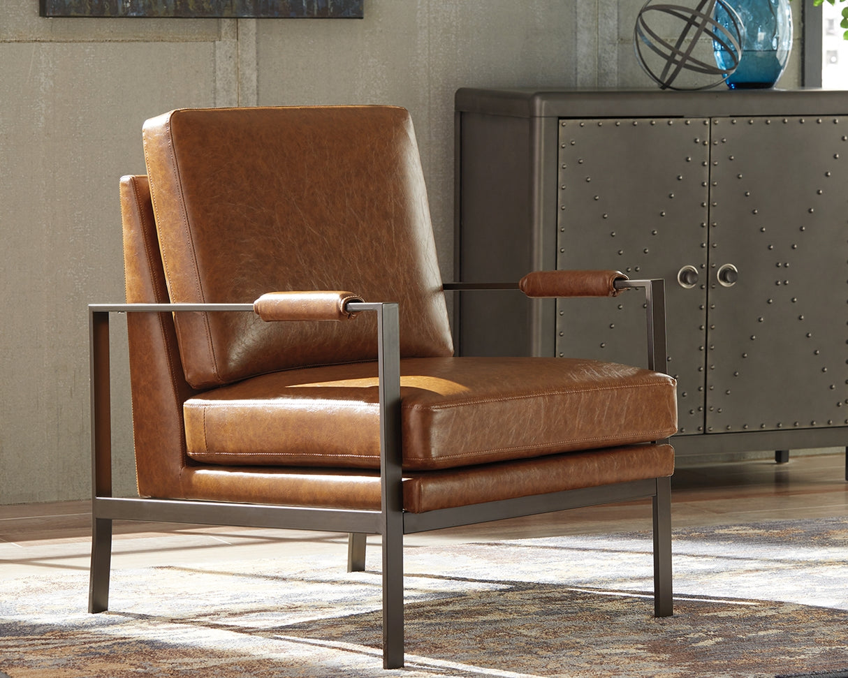 Furniture City Biloxi - Ashley Furniture - Peacemaker Accent Chair - Accent Chair / Brown - A3000029