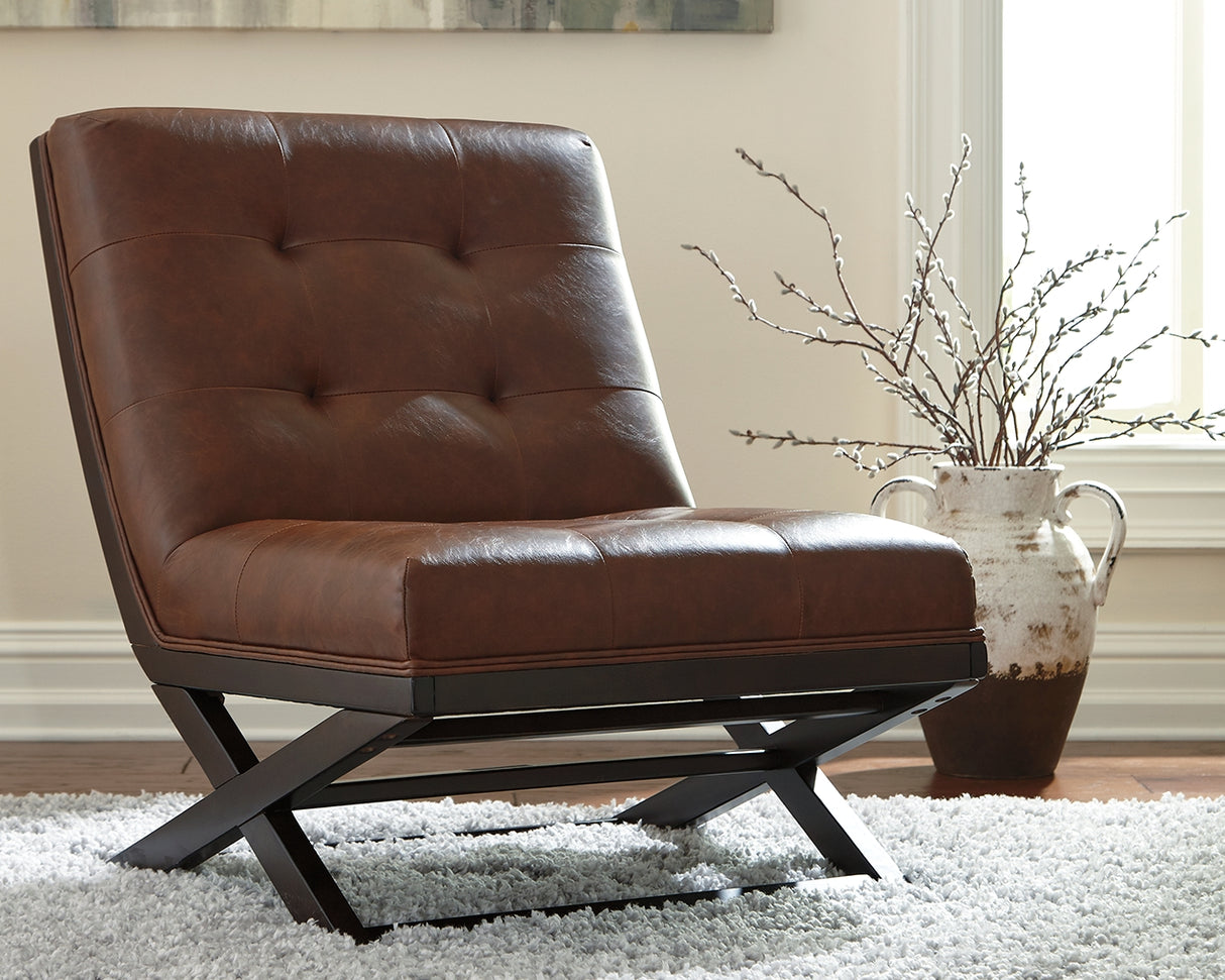 Furniture City Biloxi - Ashley Furniture - Sidewinder Accent Chair - Accent Chair / Brown - A3000031