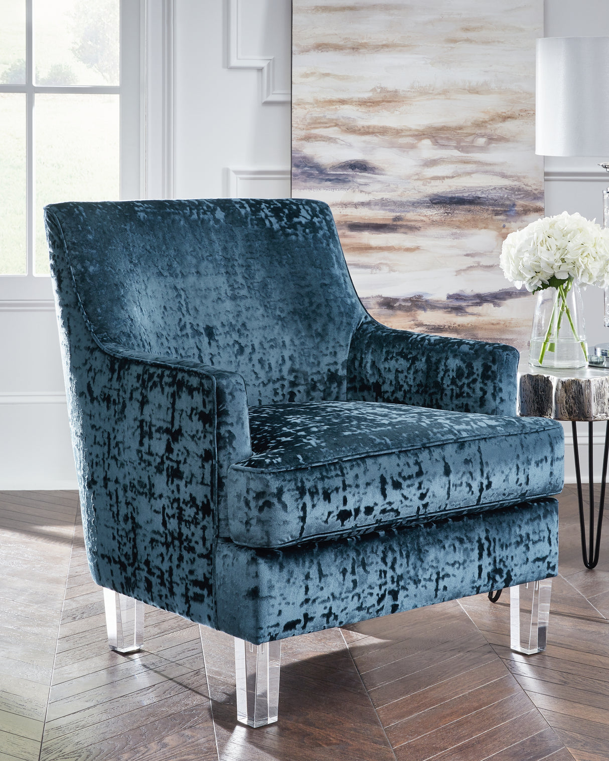 Furniture City Biloxi - Ashley Furniture - Gloriann Accent Chair - Accent Chair / Lagoon - A3000103