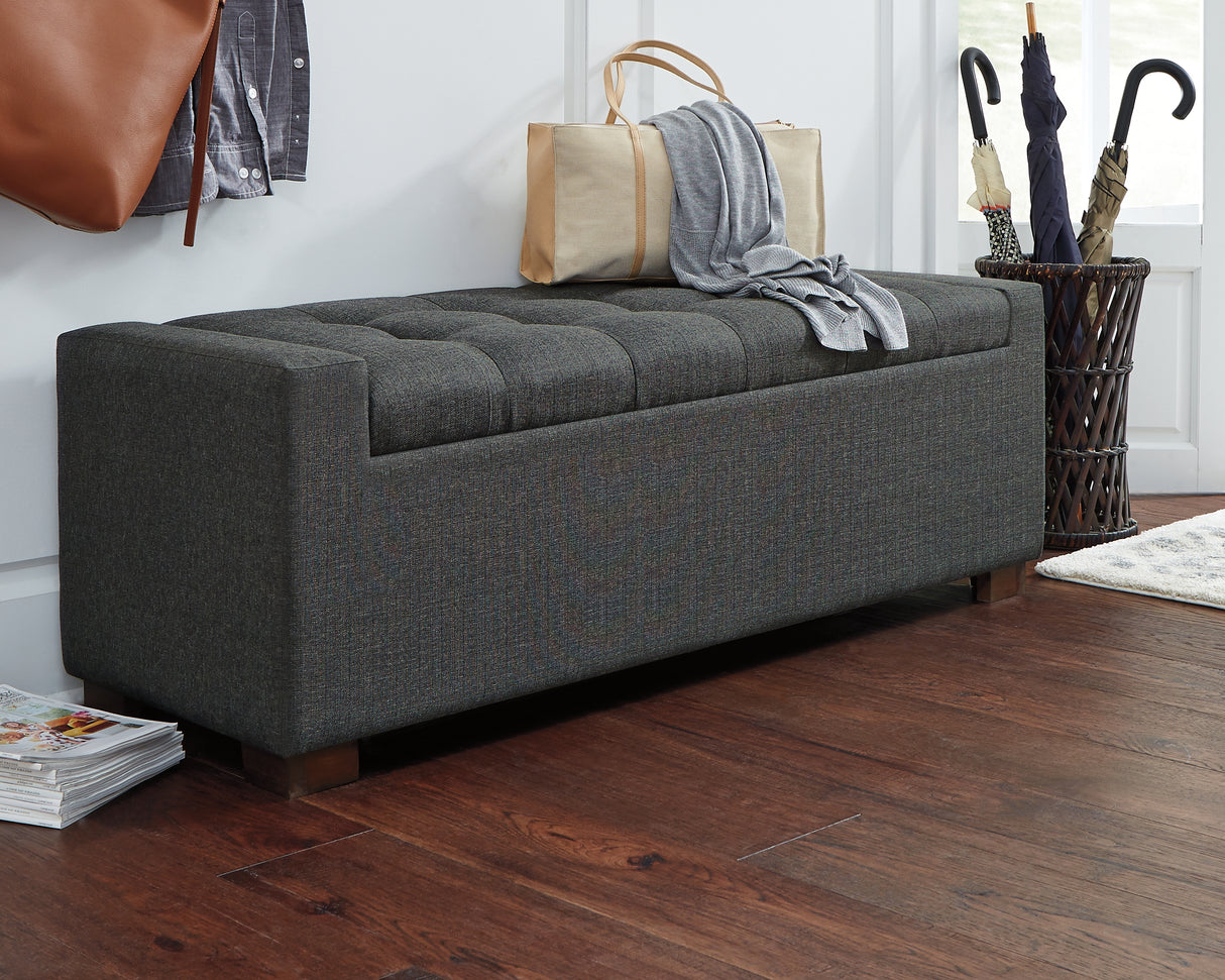 Furniture City Biloxi - Ashley Furniture - Cortwell Storage Bench - Storage Bench / Gray / 54"W x 18"D x 18"H - A3000224