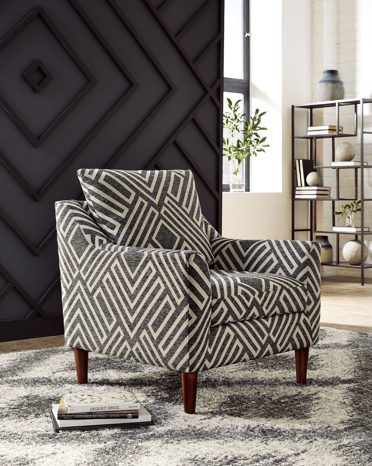 Furniture City Biloxi - Ashley Furniture - Morrilton Next-Gen Nuvella Accent Chair - Accent Chair / Natural/Charcoal - A3000641