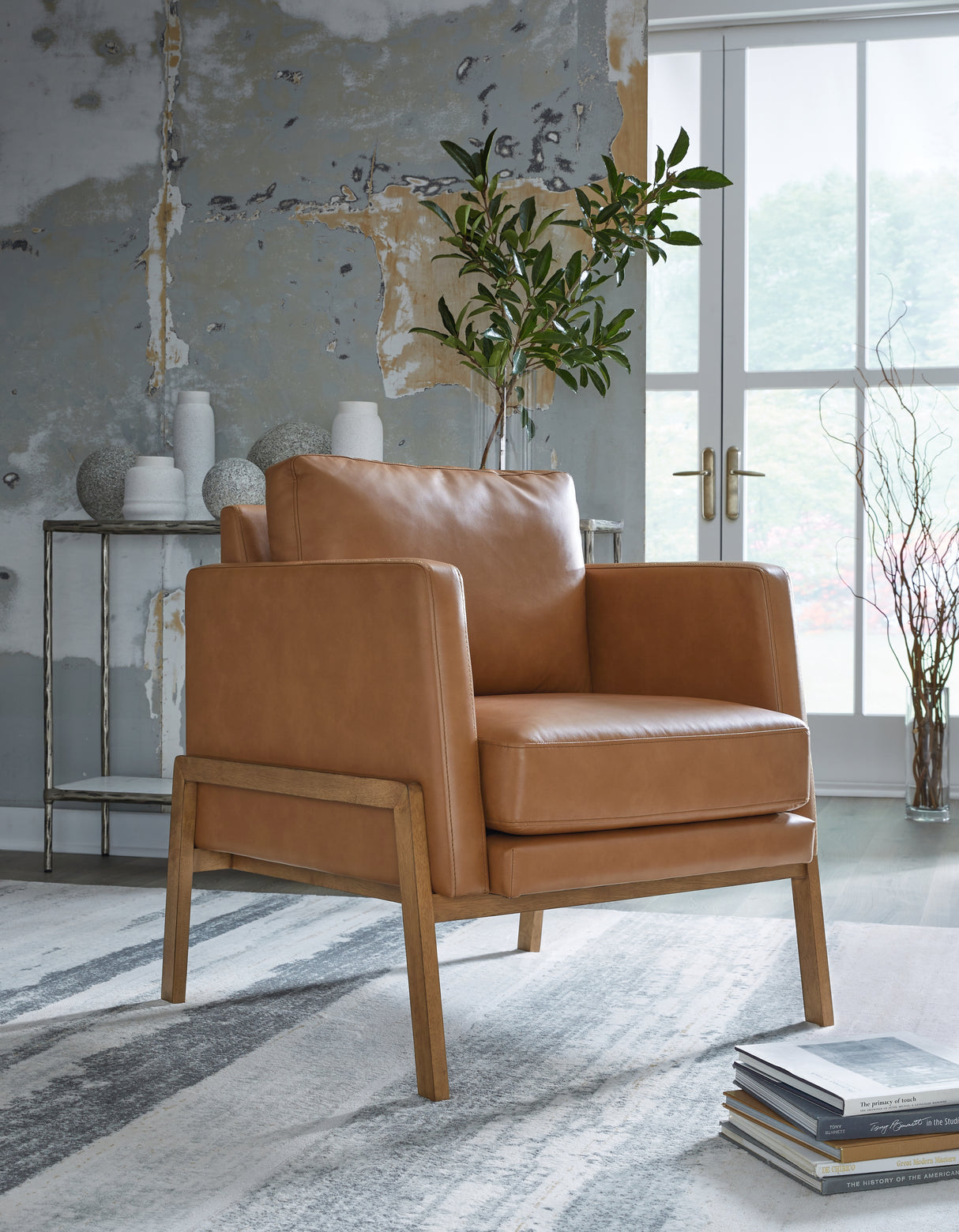 Furniture City Biloxi - Ashley Furniture - Numund Accent Chair - Accent Chair / Caramel - A3000670