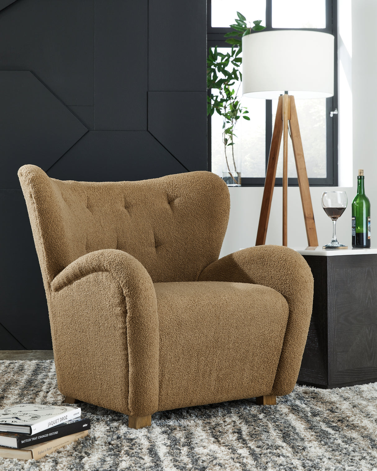 Furniture City Biloxi - Ashley Furniture - Larbell Accent Chair - Accent Chair / Camel - A3000710