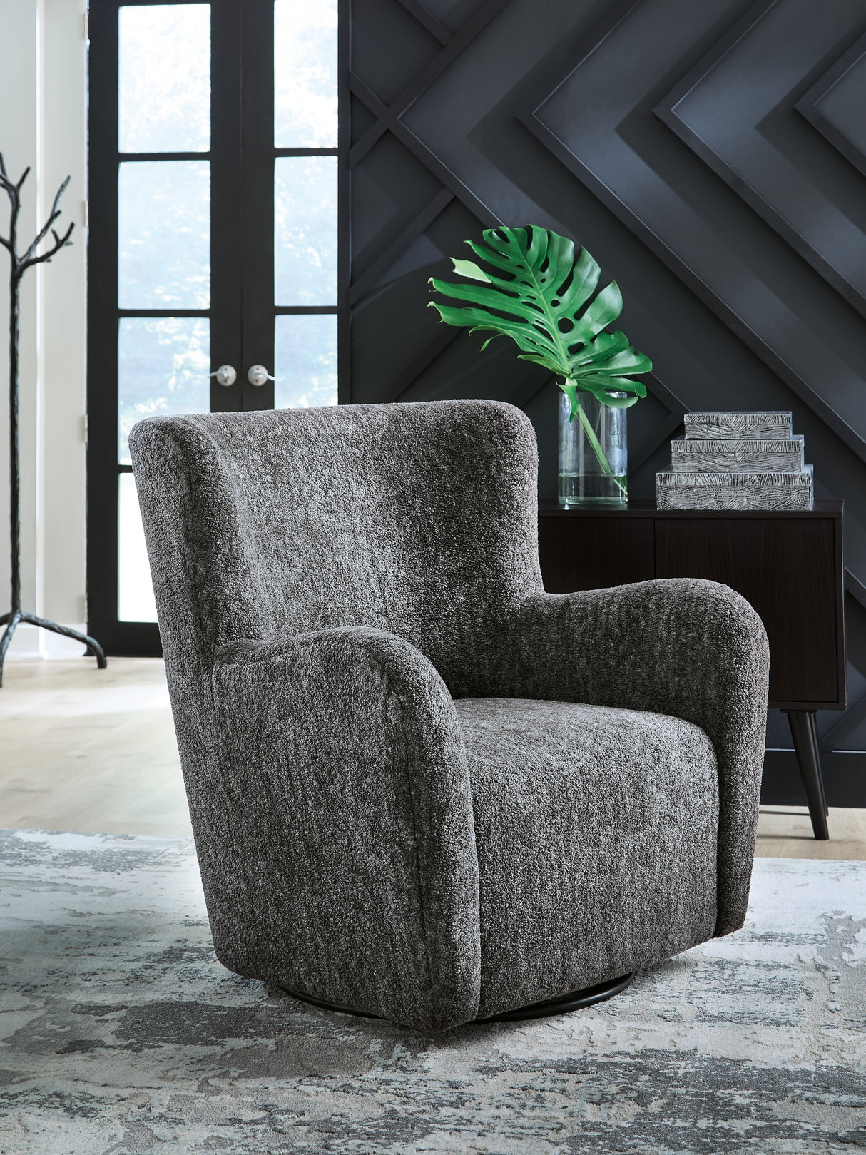 Furniture City Biloxi - Ashley Furniture - Rowenburg Swivel Glider Accent Chair - Swivel Glider Accent Chair - A3000796