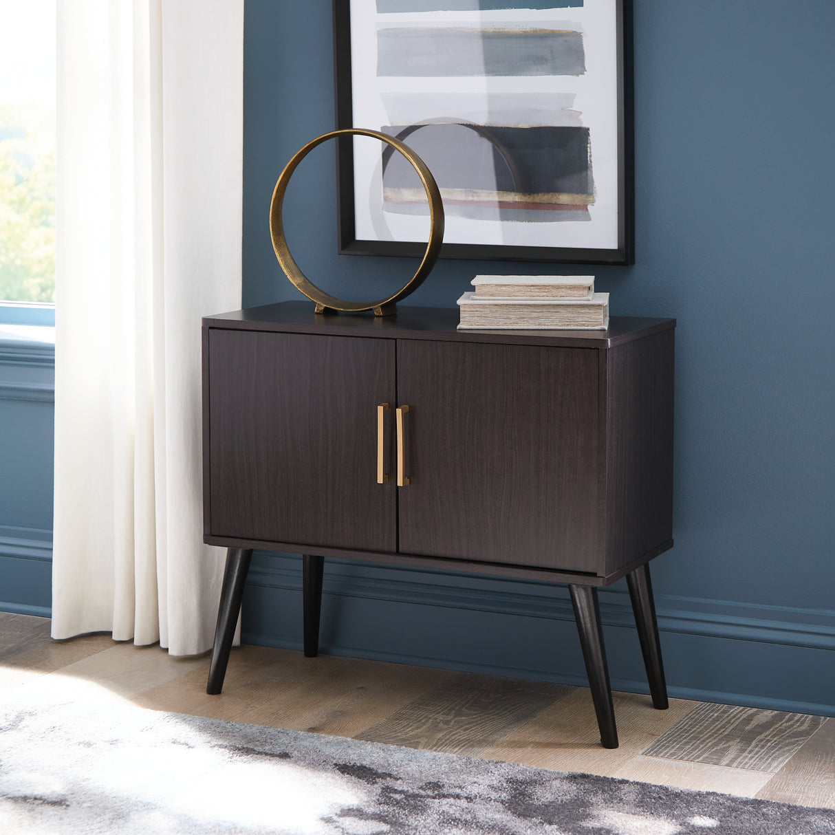 Furniture City Biloxi - Ashley Furniture - Orinfield Accent Cabinet - Accent Cabinet / Dark Brown - A4000399