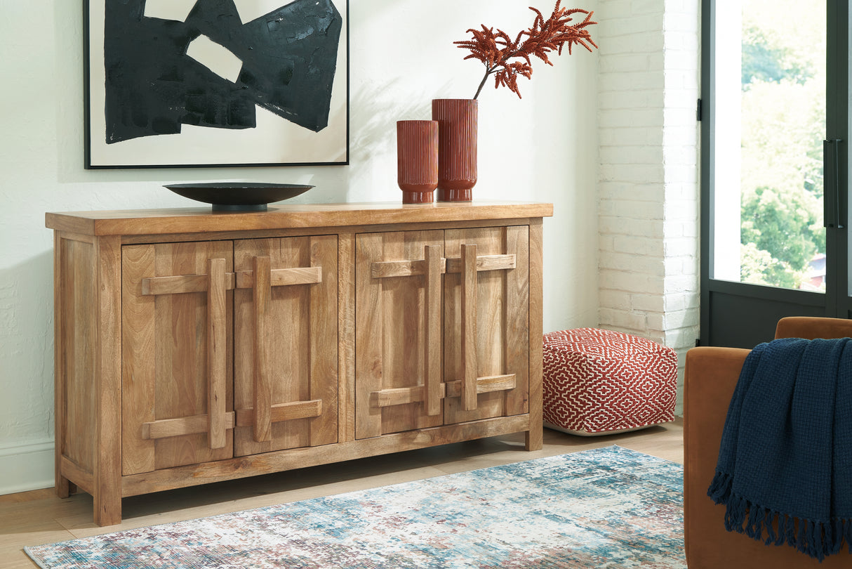Furniture City Biloxi - Ashley Furniture - Dresor Accent Cabinet - Accent Cabinet / Natural - A4000578
