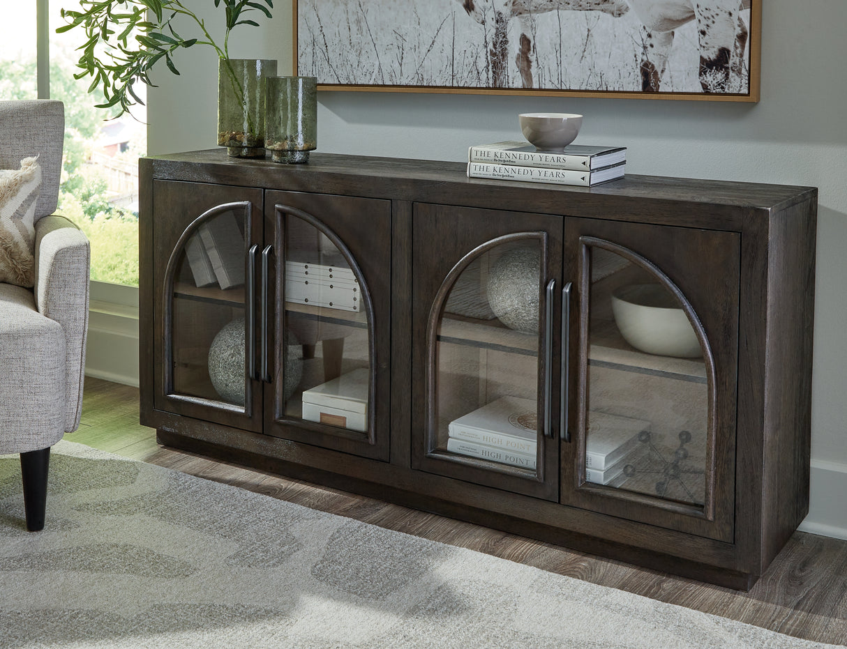 Furniture City Biloxi - Ashley Furniture - Dreley Accent Cabinet - Accent Cabinet / Grayish Brown - A4000586