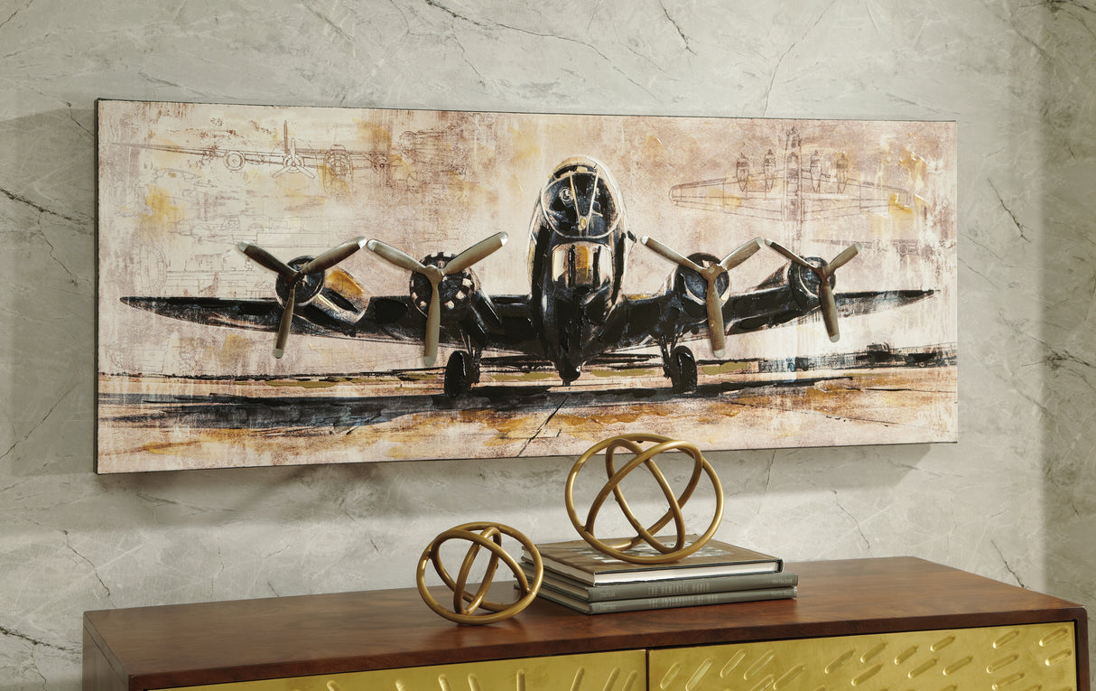 Furniture City Biloxi - Ashley Furniture - Kalene Wall Decor - Wall Art / Brown/Black - A8000152
