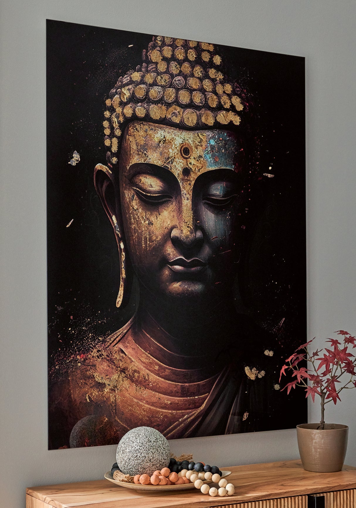 Furniture City Biloxi - Ashley Furniture - Caymoore Wall Decor - Wall Art / Black/Gold Finish - A8000423