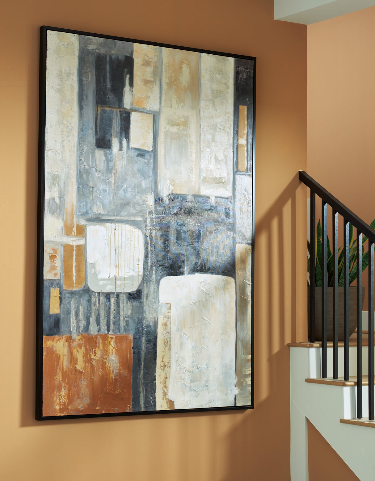 Furniture City Biloxi - Ashley Furniture - Howford Wall Decor - Wall Art / Brown/Black/Gray - A8000426