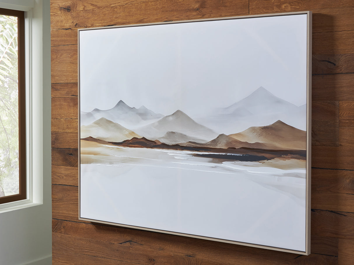 Furniture City Biloxi - Ashley Furniture - Karalen Wall Decor - Wall Art / White/Gray/Brown - A8000465