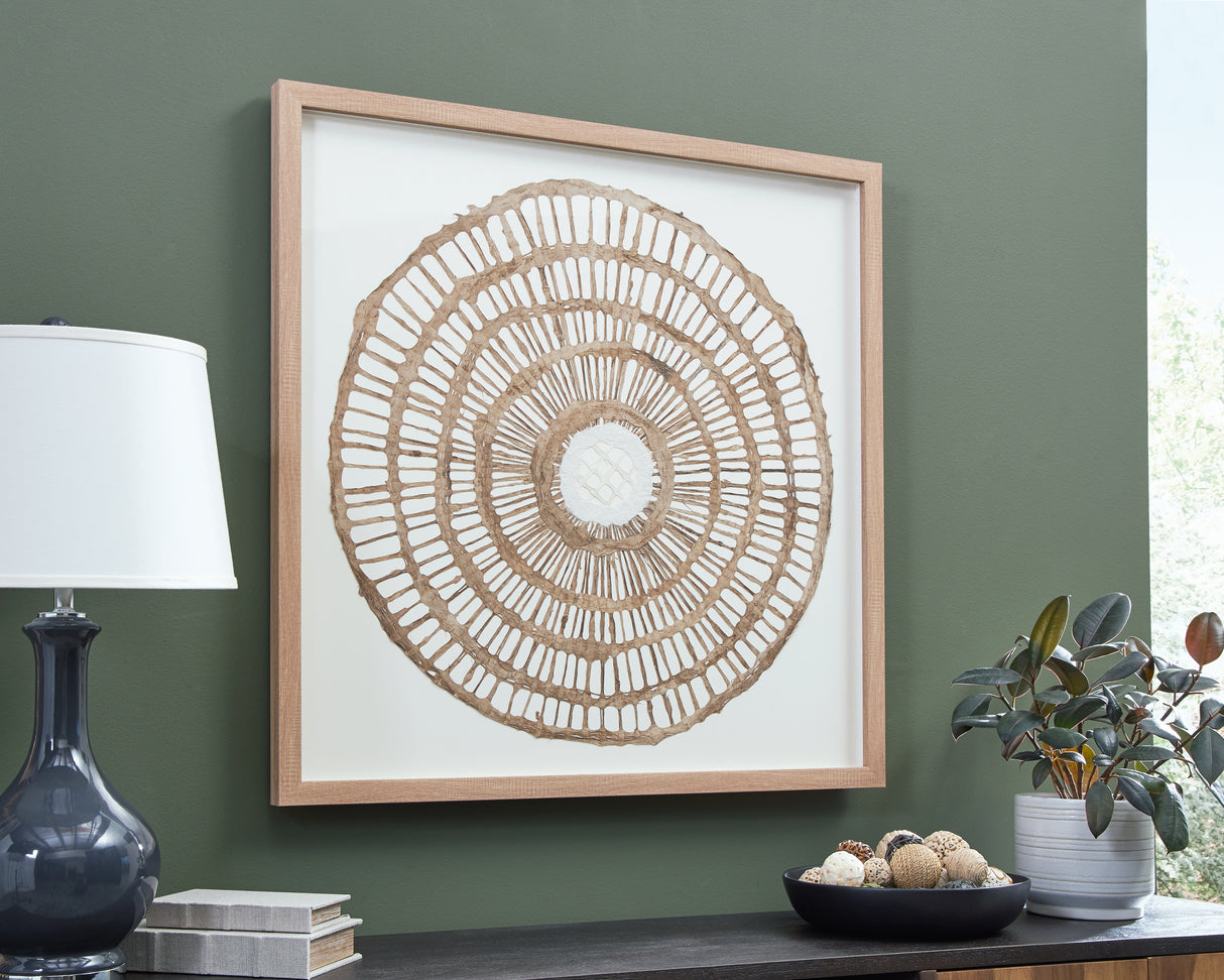 Furniture City Biloxi - Ashley Furniture - Brockham Wall Decor - Wall Decor / Brown - A8010304