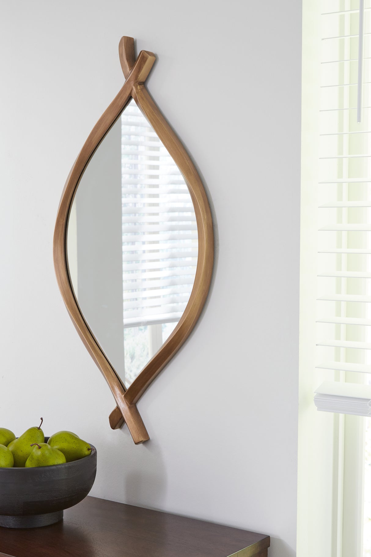 Furniture City Biloxi - Ashley Furniture - Bartner Mirror - Accent Mirror / Antique Gold Finish - A8010340