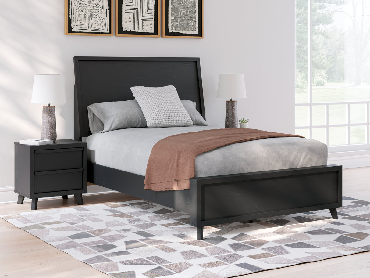 Furniture City Biloxi - Ashley Furniture - Danziar Bedroom - Full Panel Bed / Black - B1013B20