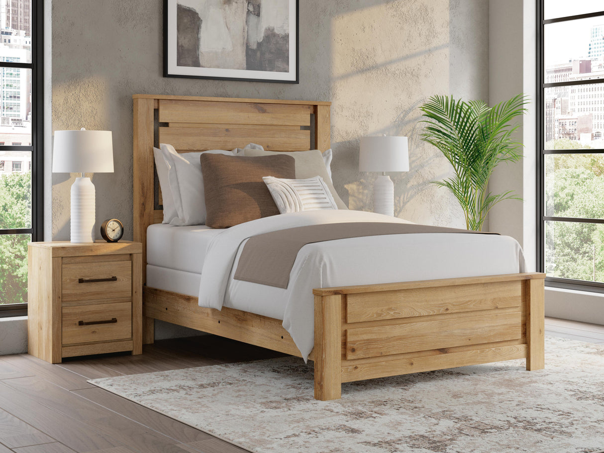 Furniture City Biloxi - Ashley Furniture - Brozmont Bedroom - Full Panel Bed - B1045B8