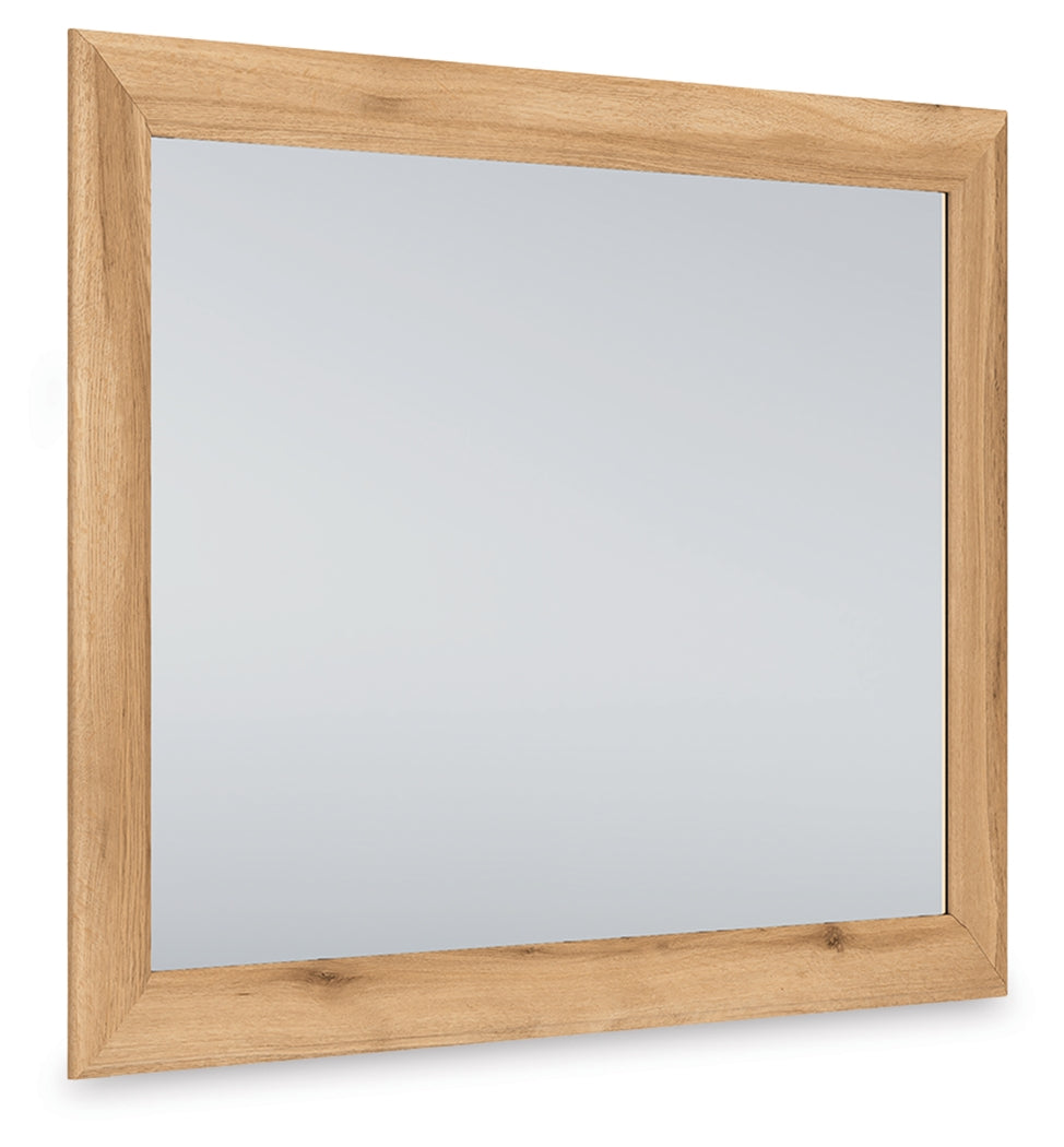 Furniture City Biloxi - Ashley Furniture - Aleaport Bedroom - Bedroom Mirror / Warm Brown - PCB1075-36