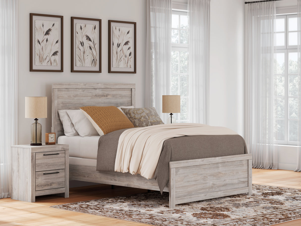 Furniture City Biloxi - Ashley Furniture - Broachmyn Bedroom - Full Panel Bed / Gray - PCB1120B9