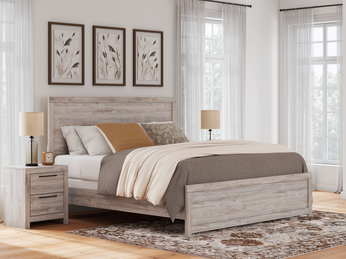 Furniture City Biloxi - Ashley Furniture - Broachmyn Bedroom - King Panel Bed / Gray - PCB1120B6