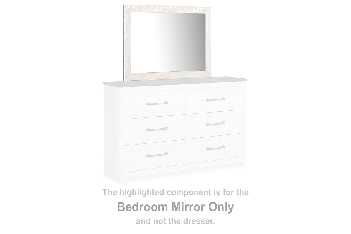 Furniture City Biloxi - Ashley Furniture - Gerridan Bedroom - Bedroom Mirror / White/Gray - B1190-36