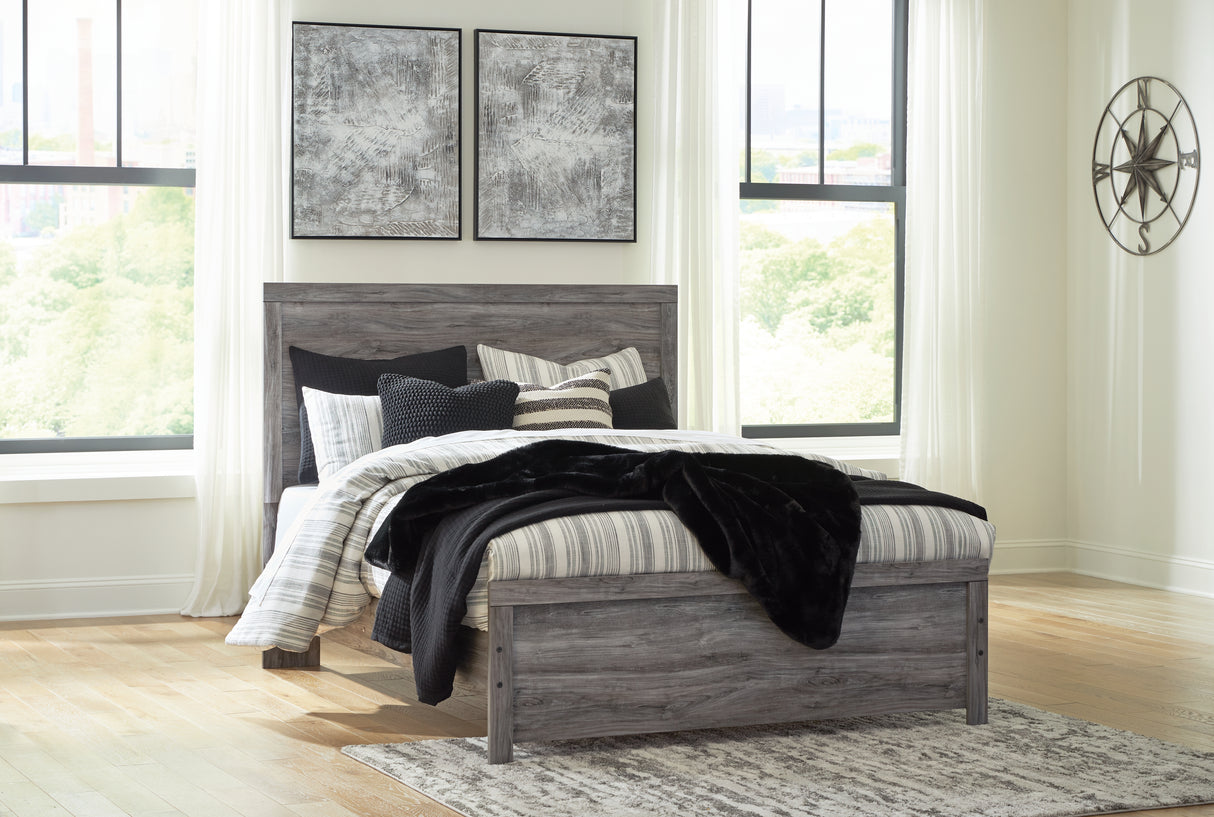 Furniture City Biloxi - Ashley Furniture - Bronyan Bedroom - Queen Panel Bed / Dark Gray - B1290B2