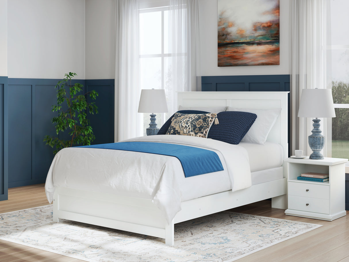 Furniture City Biloxi - Ashley Furniture - Bostwick Shoals Bedroom - Queen Panel Bed / White - B139B43