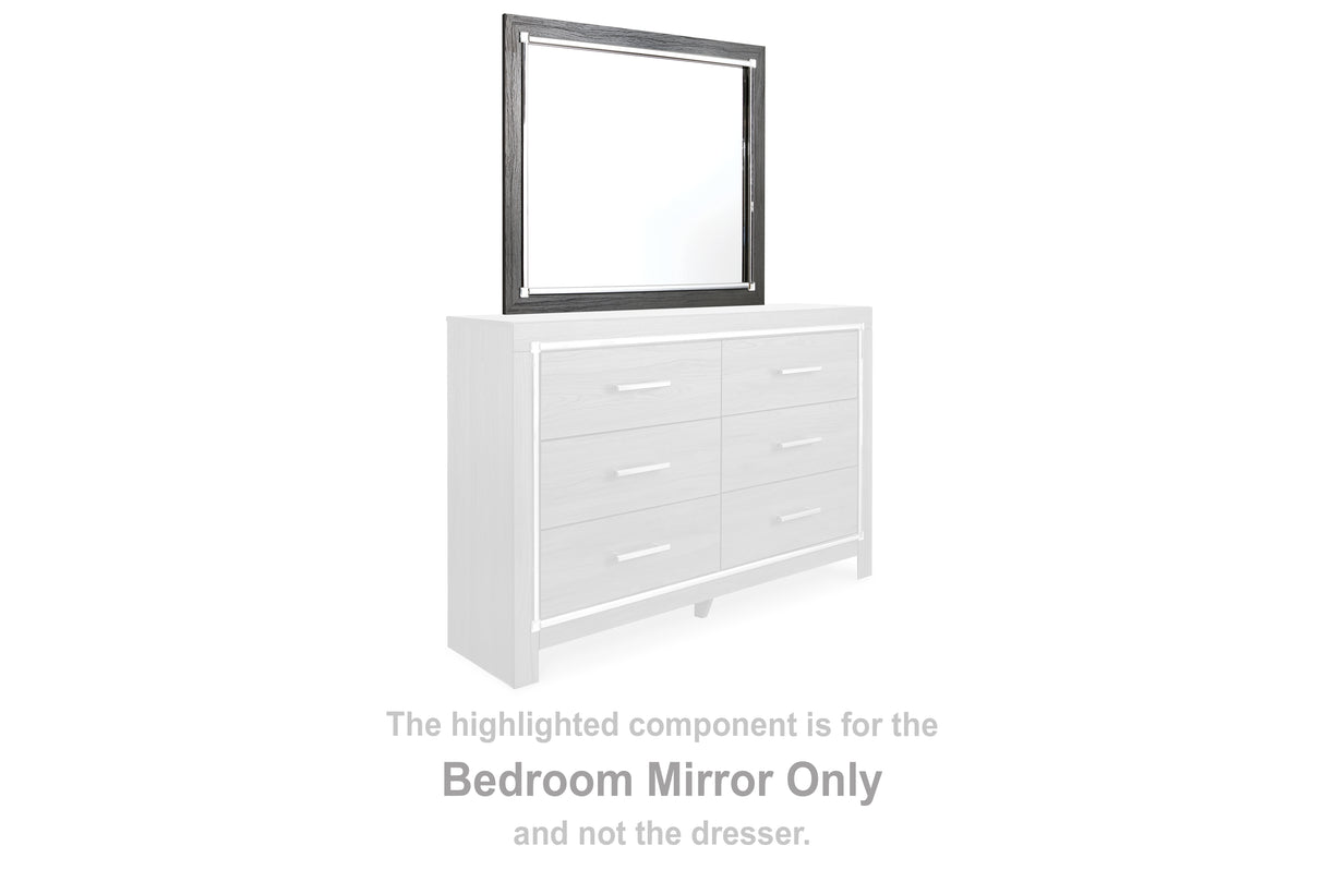 Furniture City Biloxi - Ashley Furniture - Lodanna Bedroom - Bedroom Mirror / Gray - B214-36