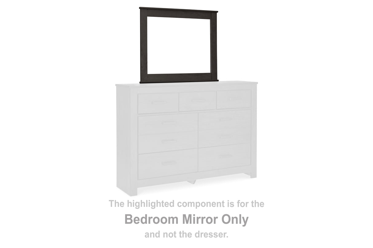 Furniture City Biloxi - Ashley Furniture - Brinxton Bedroom - Bedroom Mirror / Charcoal - B249-36
