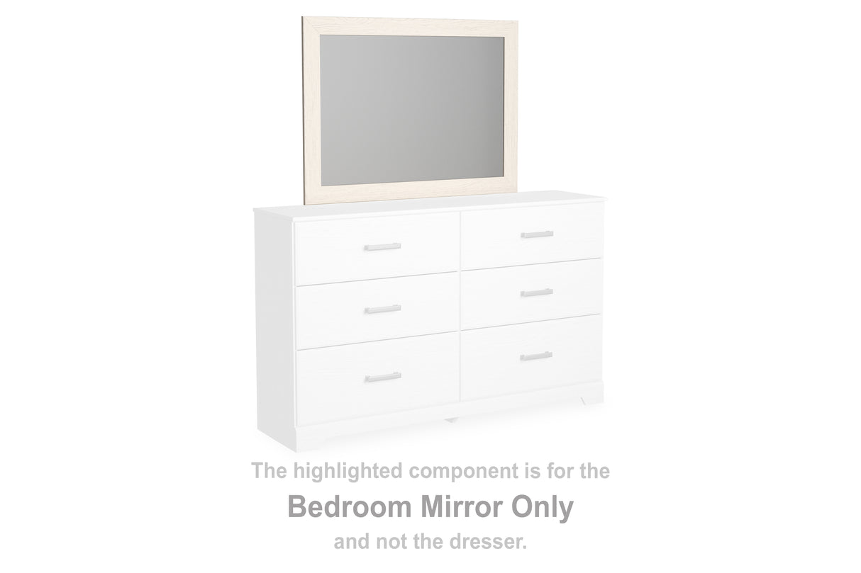 Furniture City Biloxi - Ashley Furniture - Stelsie Bedroom - Bedroom Mirror / White - B2588-36