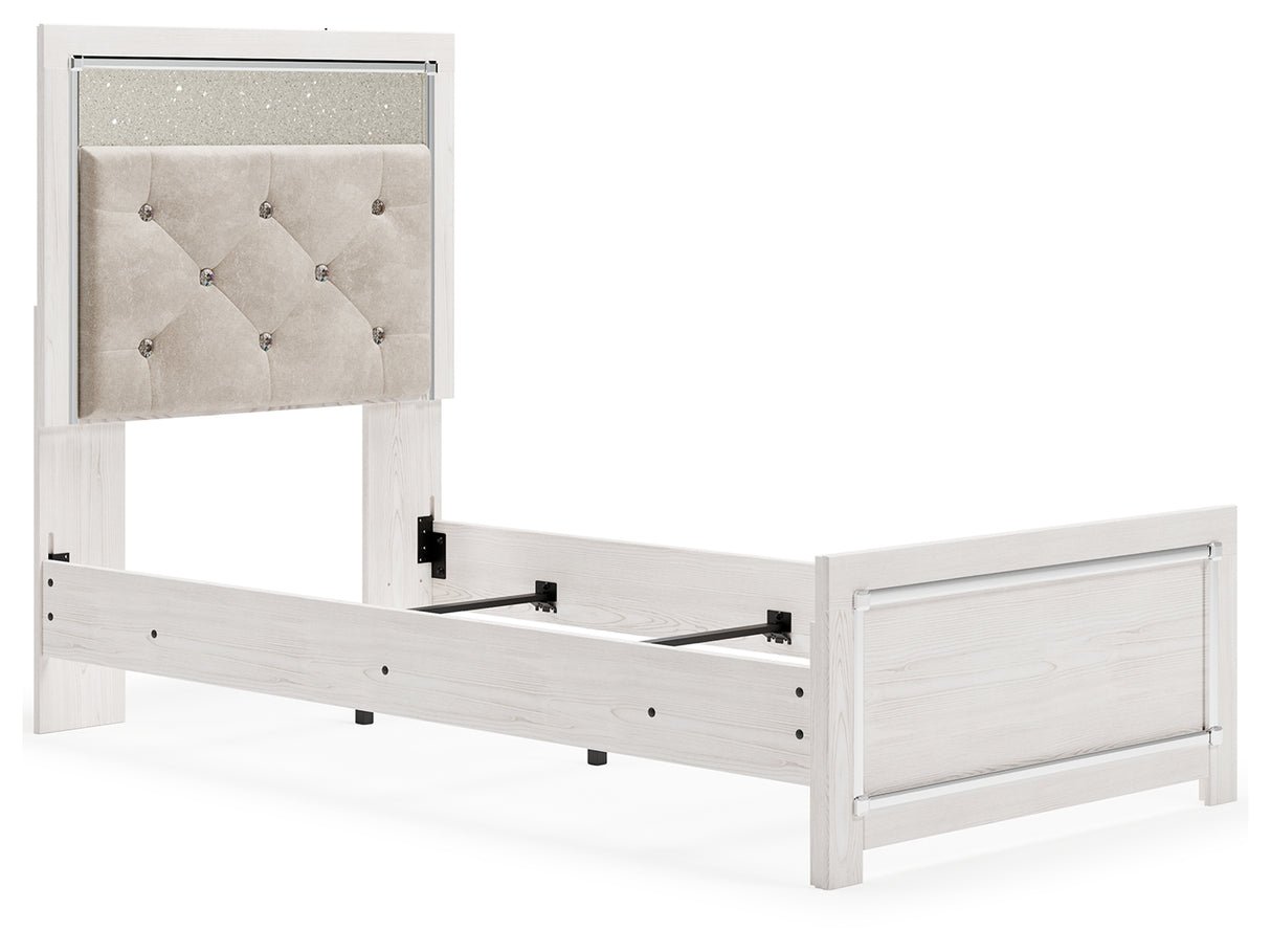 Furniture City Biloxi - Ashley Furniture - Altyra Bedroom - Twin Panel Bed / White - B2640B6