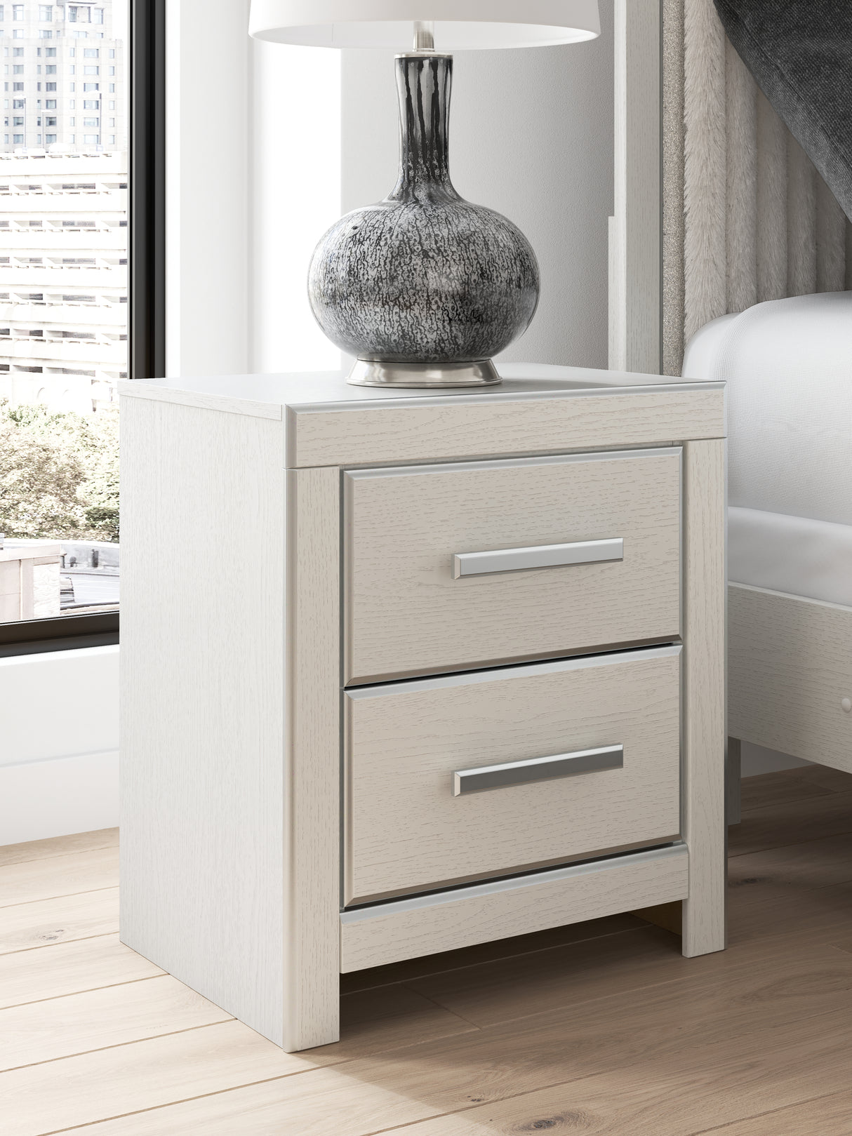 Furniture City Biloxi - Ashley Furniture - Zuraleus Bedroom - California King Upholstered Bed / White - PCB3381B14