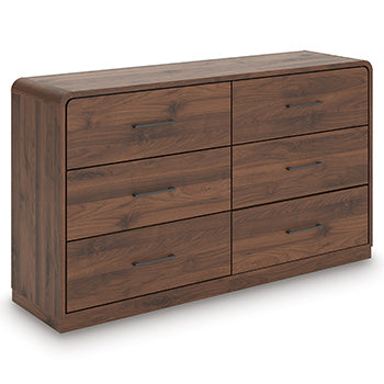 Furniture City Biloxi - Ashley Furniture - Fortlorn Bedroom - Dresser / Walnut Brown - PCB386-31
