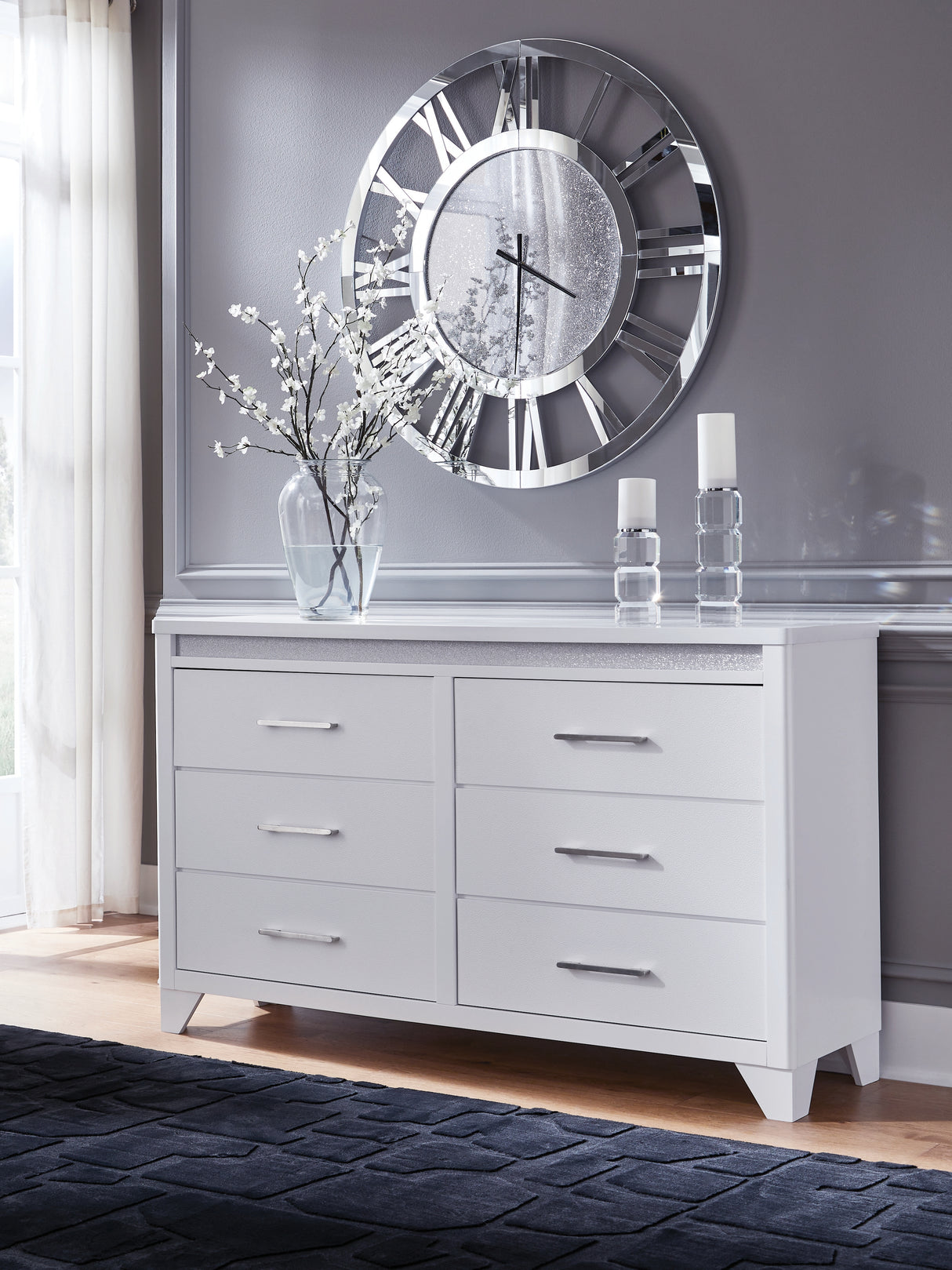 Furniture City Biloxi - Ashley Furniture - Jarlee Bedroom - Dresser / White - PCB392-31