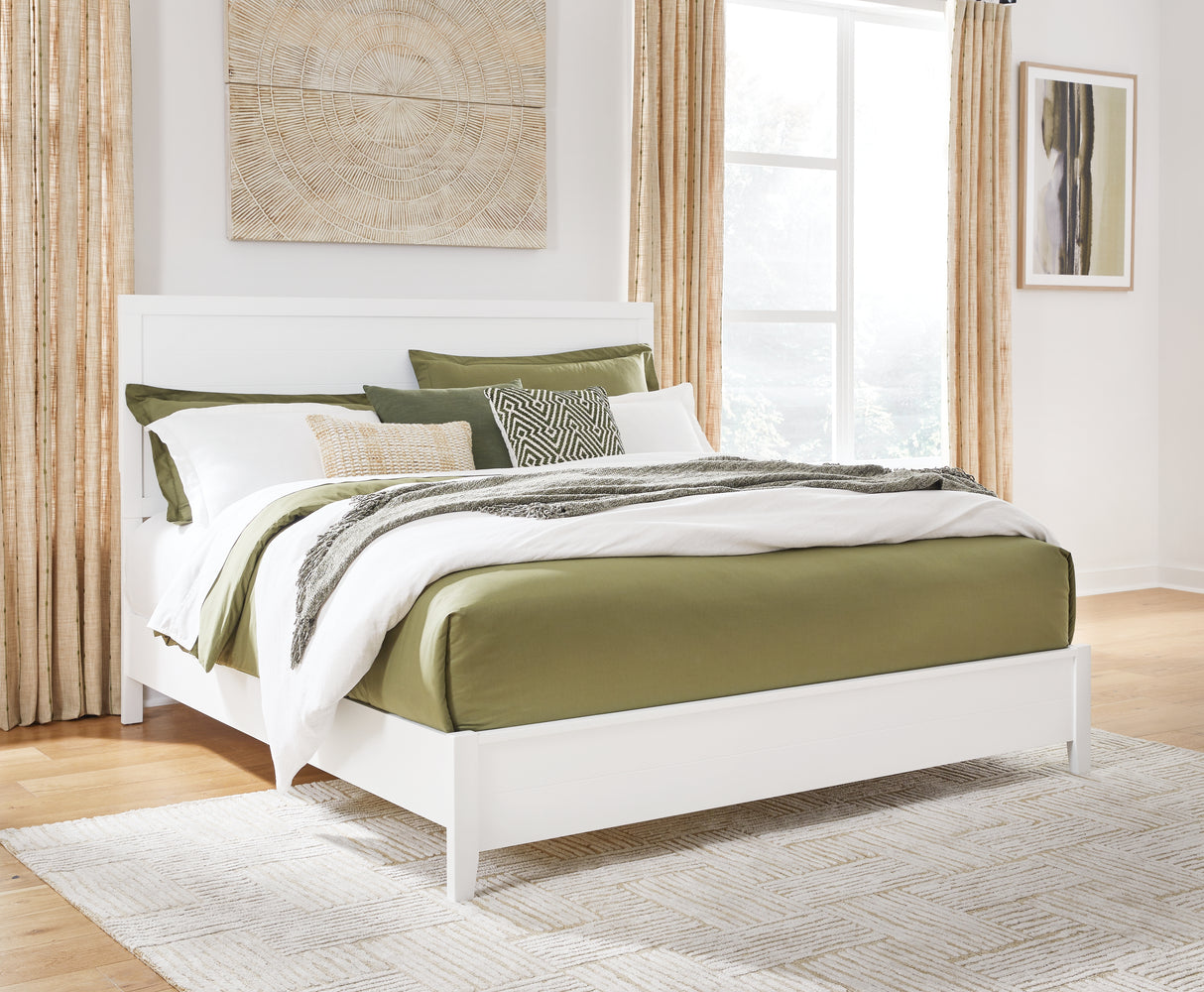 Furniture City Biloxi - Ashley Furniture - Binterglen Bedroom - Queen Panel Bed / White - B427B6