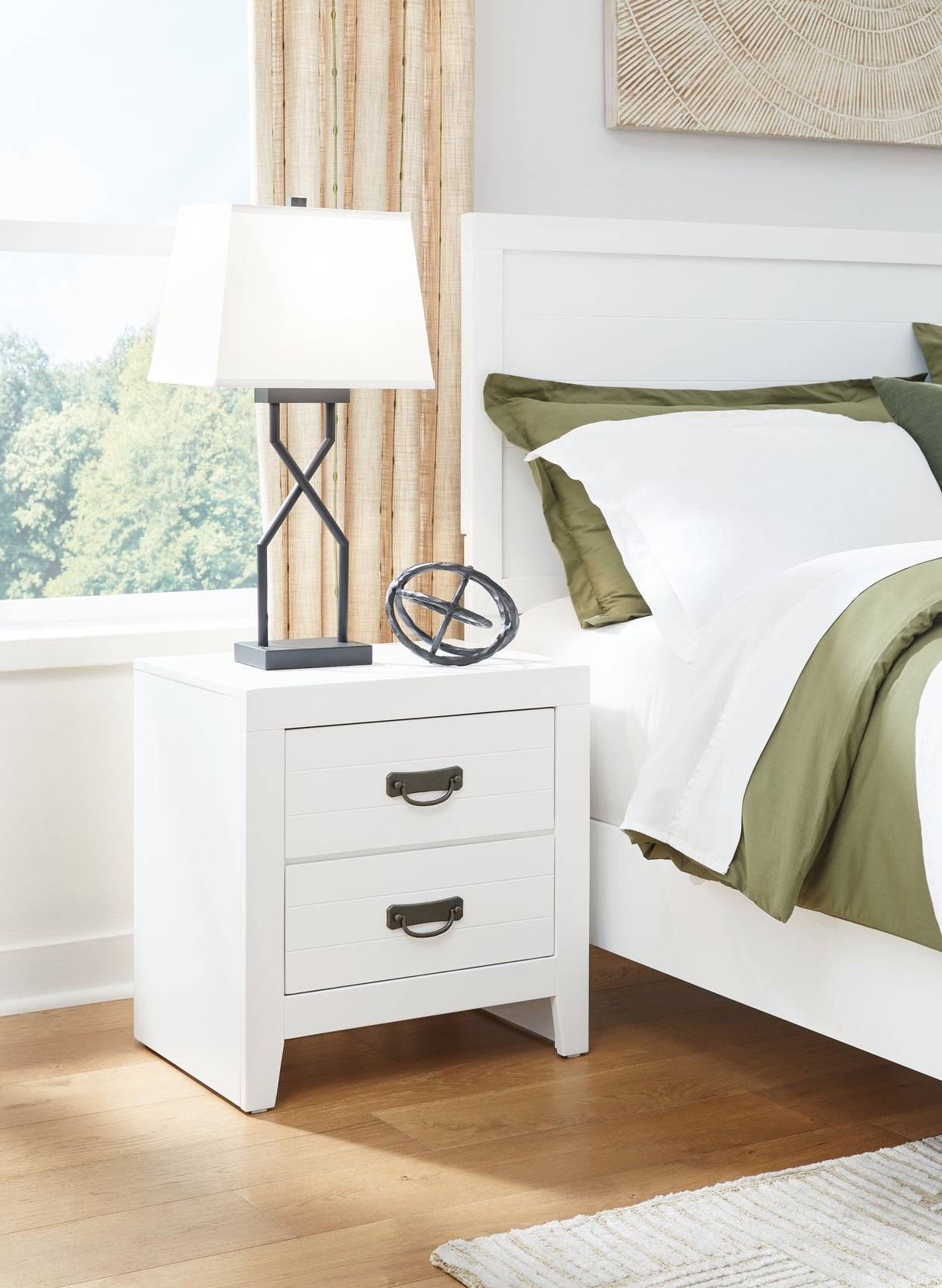 Furniture City Biloxi - Ashley Furniture - Binterglen Bedroom - Full Panel Bed / White - B427B4