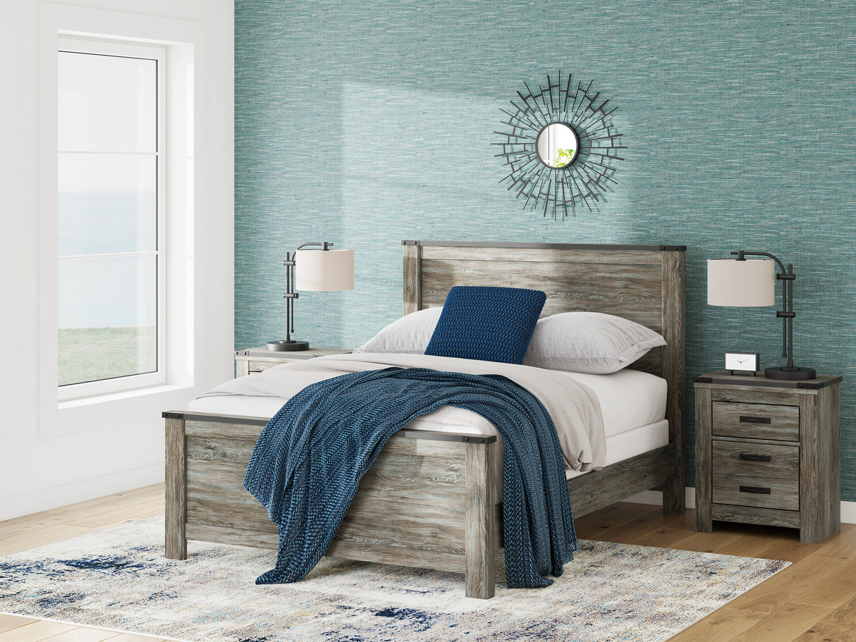 Furniture City Biloxi - Ashley Furniture - Frandern Bedroom - Twin Loft Bed with Bookcase and Drawer Storage / Gray - B4480B16