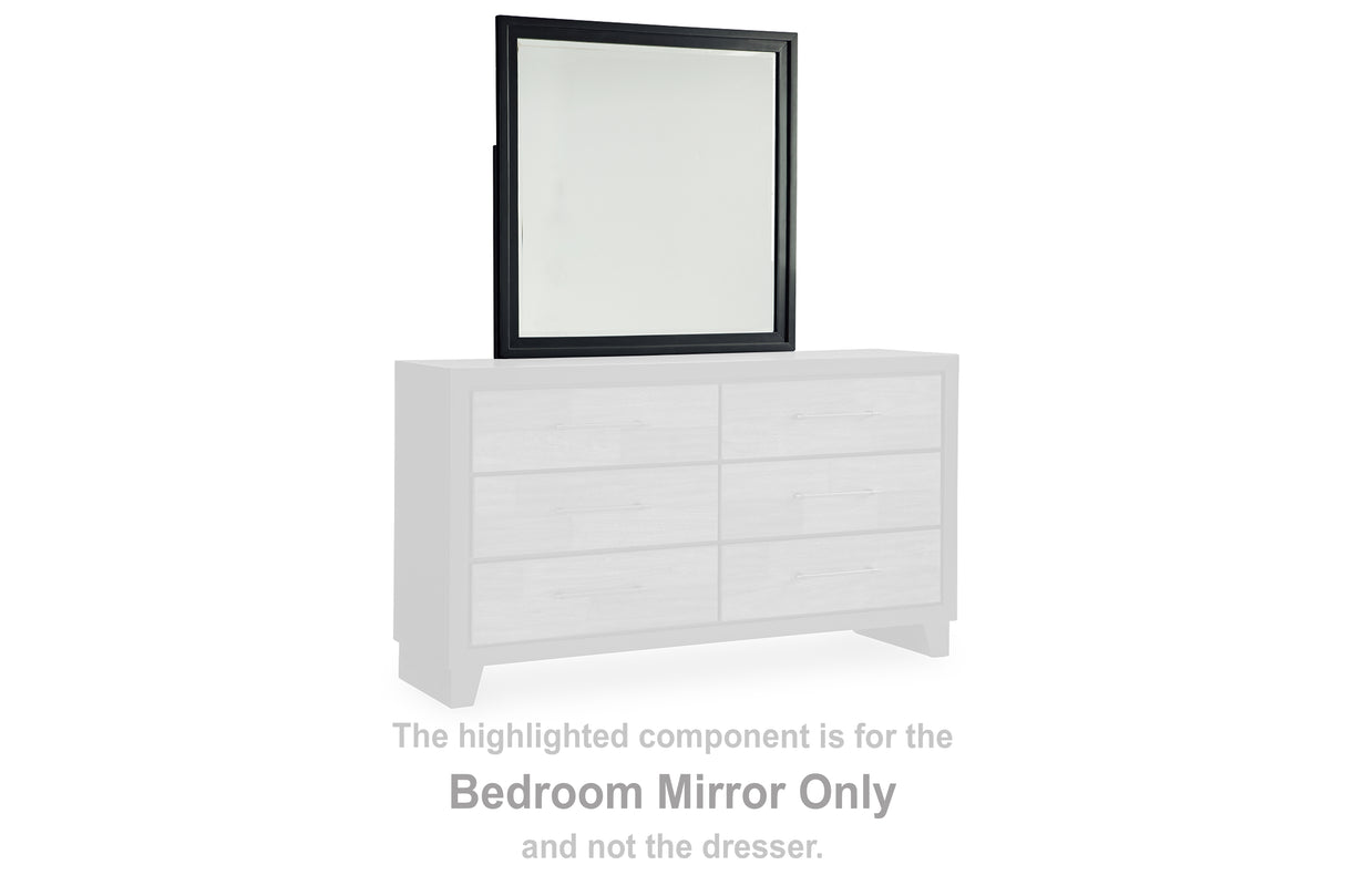 Furniture City Biloxi - Ashley Furniture - Kraeburn Bedroom - Bedroom Mirror / Brown/Black - B496-36